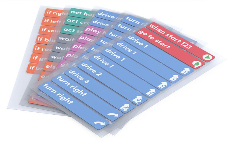 VEX 123 Programming Cards (50 pack) - English