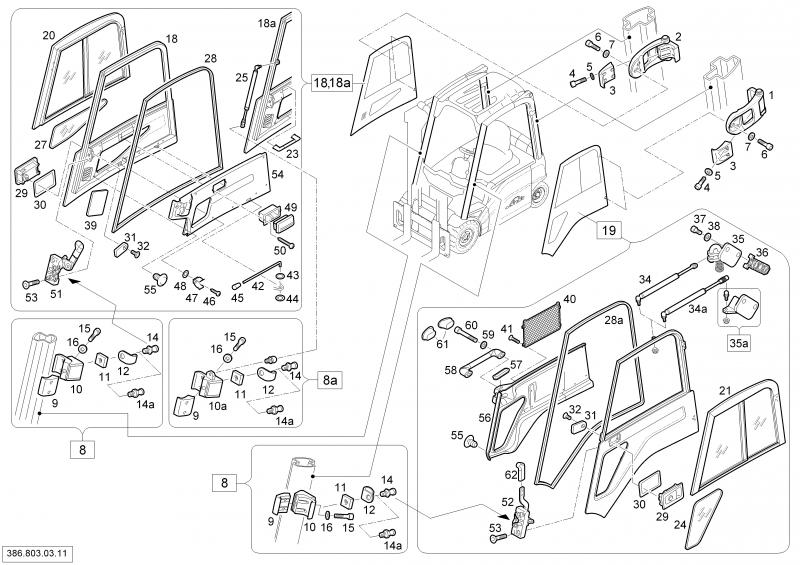 03/13 DRIVERS CAB - DOORS