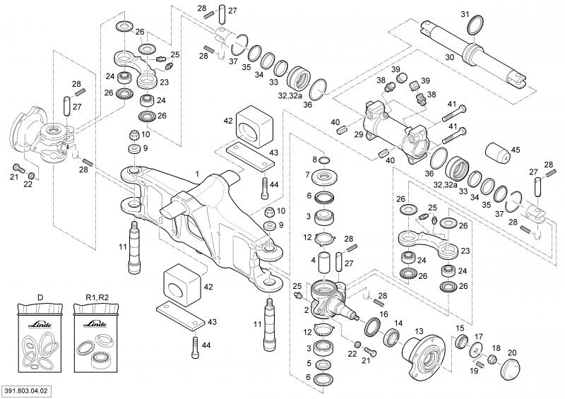 04/02 STEERING AXLE 301