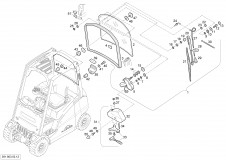 03/13 DRIVERS CAB REAR WINDOW