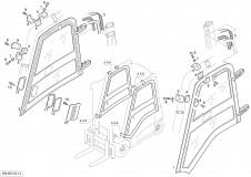 03/16 DRIVERS CAB PLASTIC DOORS