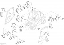 03/18 DRIVERS CAB REAR-VIEW MIRROR