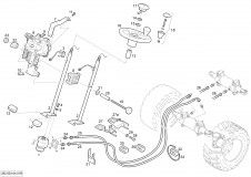 04/01A HYDROSTATIC STEERING WITH LINES H2X392W01967 |=>| H2X392A00023