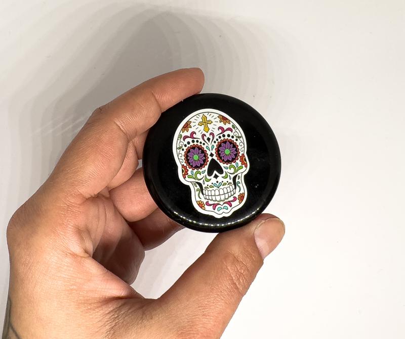 Calavera koponya Fekete Obszidiánon 2