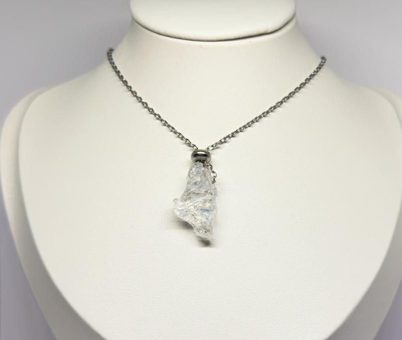 Enhydro kvarc nemesacél láncon 3