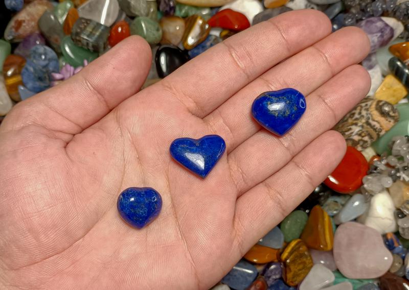 Extra Lapis Lazuli kicsi szív