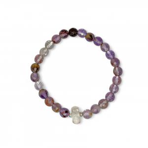 Fazettált Szuper 7-Fenakit karkötő