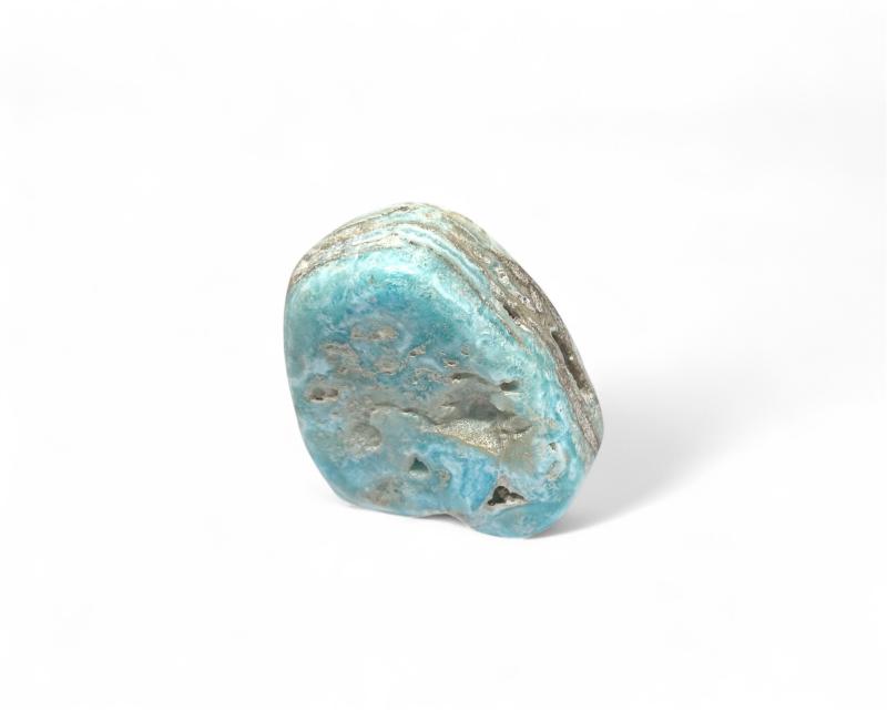 Kék Aragonit csiszolt forma