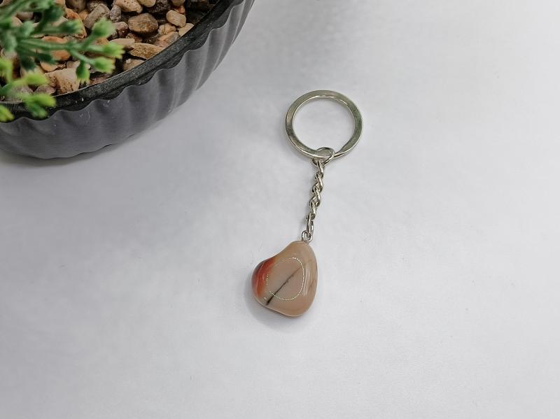 Mookait Jáspis kulcstartó