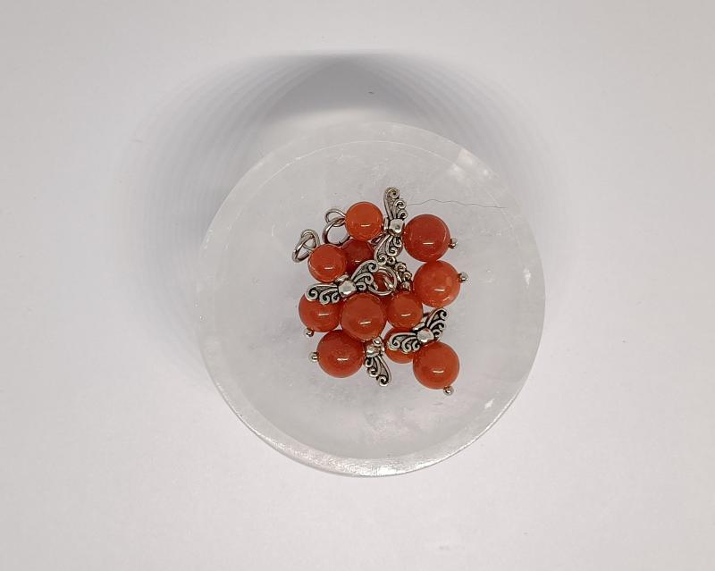 Narancs Aventurin tündér medál