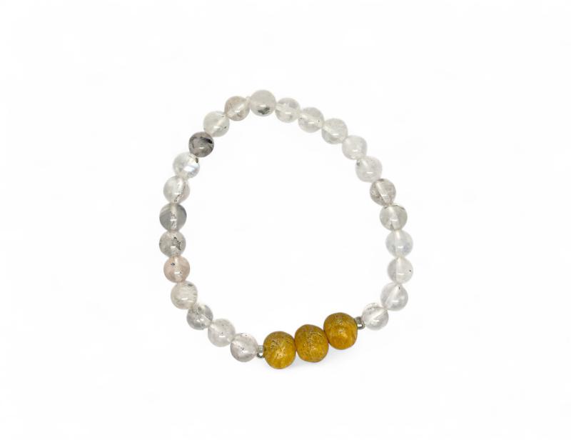 Szivárvány Holdkő-Palo Santo karkötő