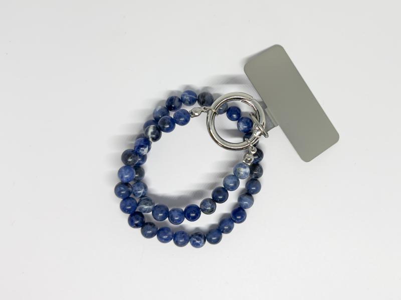 Szodalit telefontartó lánc