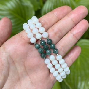 Guatemalai Jáde-Kagylóhéj karkötő