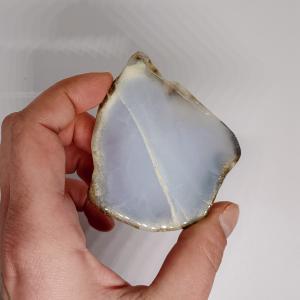 Kalcedon csiszolt lap