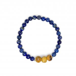 Lapis Lazuli-Palo Santo karkötő