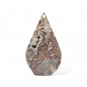 Mexikói Csipke Achát csiszolt forma