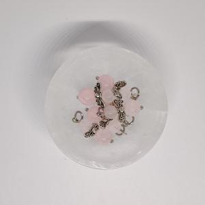 Rózsakvarc tündér medál