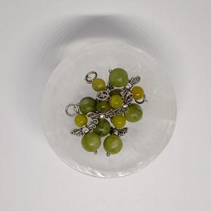 Szerpentin tündér medál