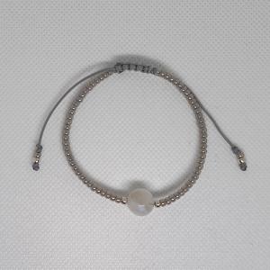 Szivárvány Holdkő minimal karkötő