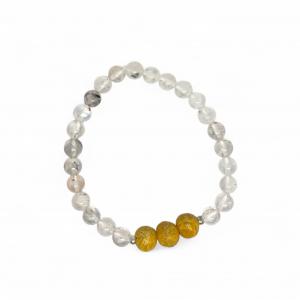 Szivárvány Holdkő-Palo Santo karkötő