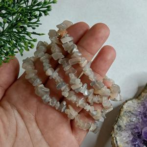 Vegyes Holdkő szemcse karkötő