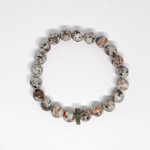 Yooperlit (UV aktív)-Moldavit karkötő