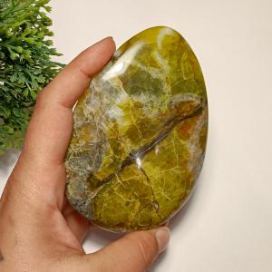 Zöld Opál lapos óriás csiszolt forma