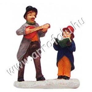 Zenész apa és éneklő lánya 6 cm