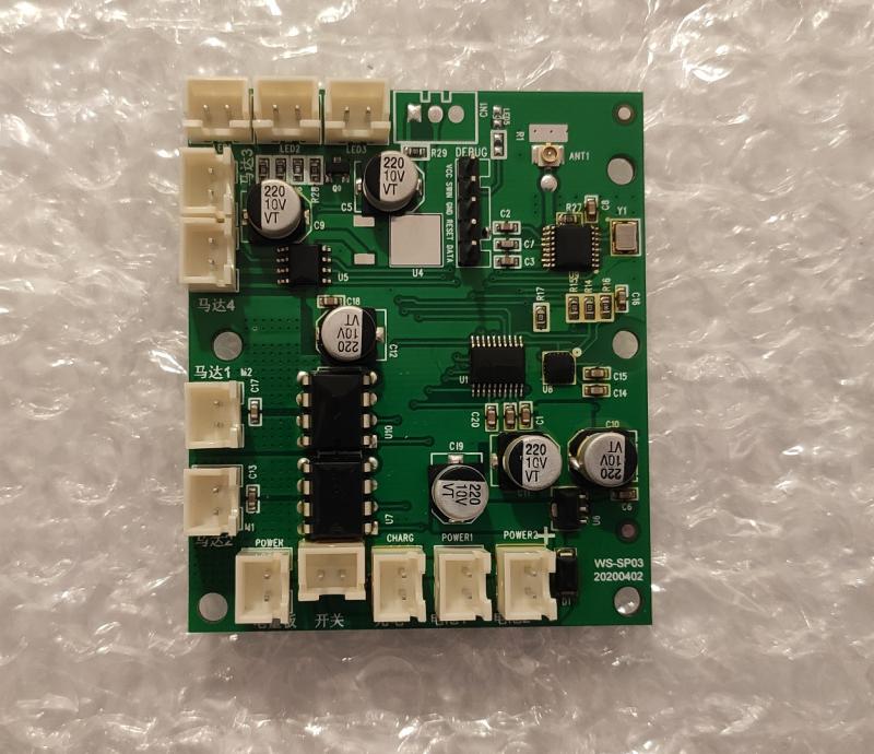 etetőhajó alaplap egykezes távirányítóhoz (hajóban lévő)