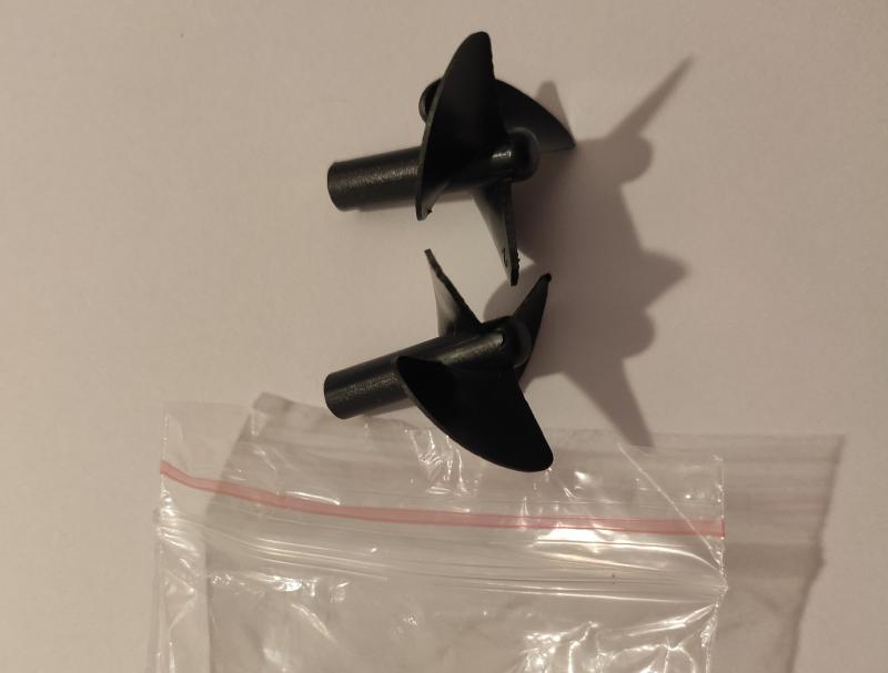 etetőhajó propeller (pár)