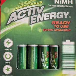 Activ Energy 2400mAh-s Ni-Mh tölthető AA / ceruzaelem (4db/bliszter)