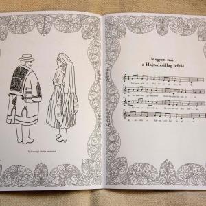 Népviseletes színező