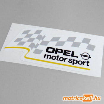 Opel Motorsport matrica (fehér)