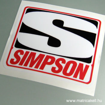 Simpson logo matrica