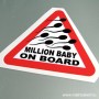 Million Baby on Board matrica