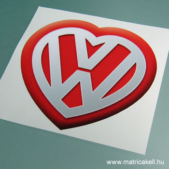 VW love matrica