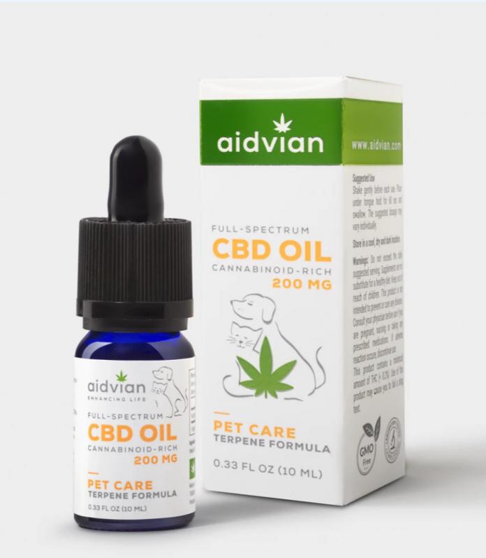 Aidvian PET CBD olaj állatoknak 2% 10ml