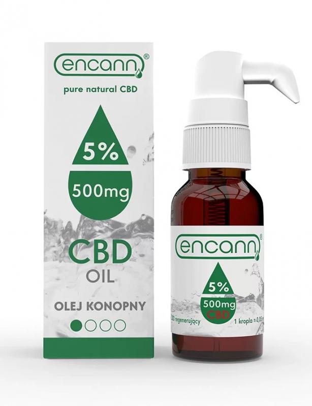Encann 5% THC free 500 mg GREEN 10ml