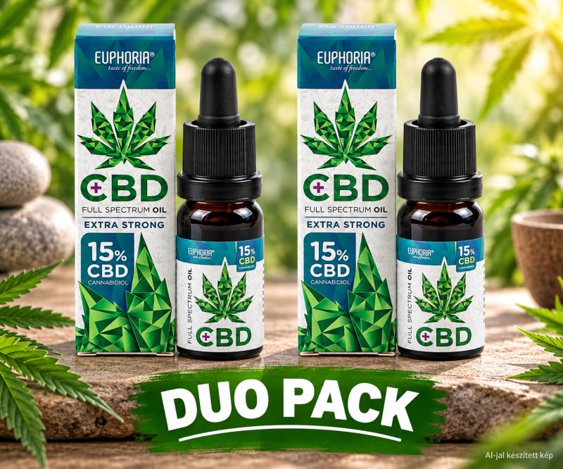Euphoria 15% full sp. 1500mg 10ml DUÓPACK