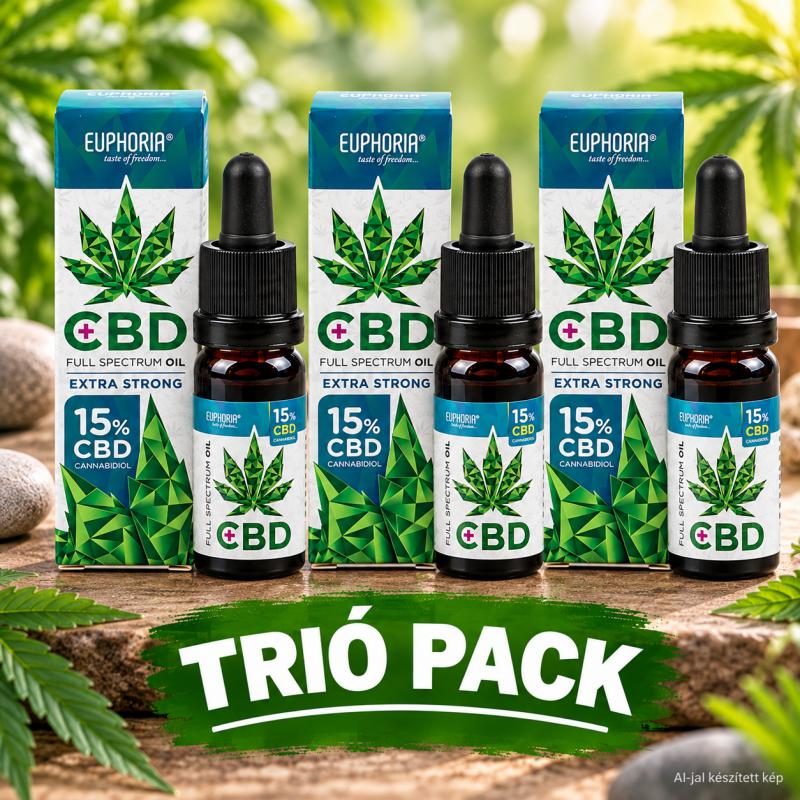 Euphoria 15% full sp. 1500mg 10ml TRIÓPACK