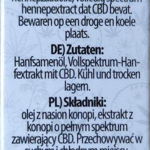 Euphoria 5% teljes spektrumú CBD olaj – 10 ml, 500 mg CBD
