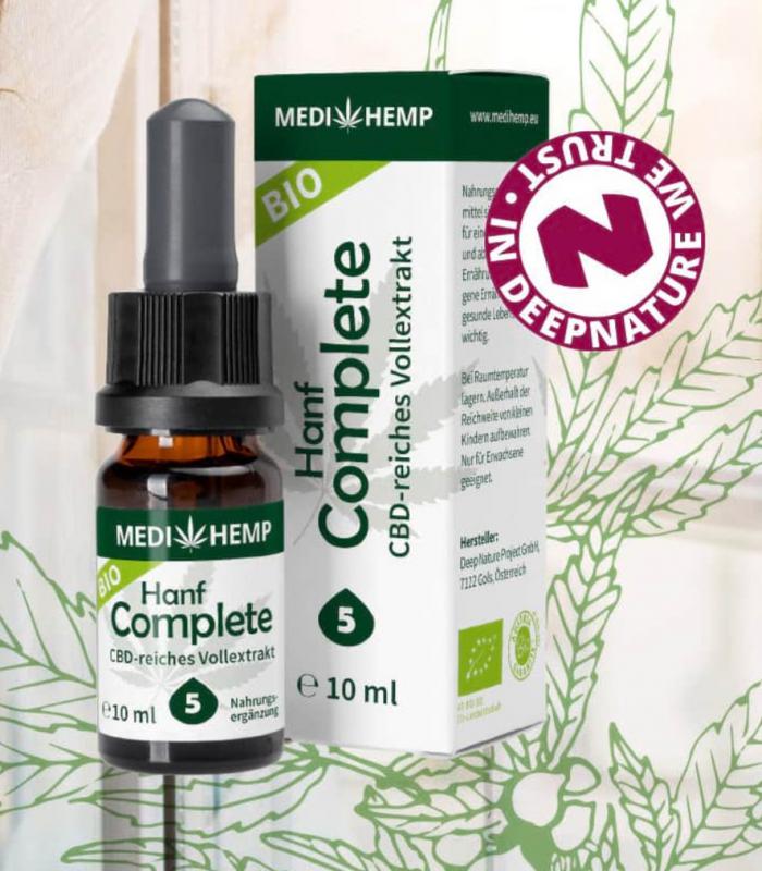 Medi Hemp Bio Hanf Complete 5% 10 ml