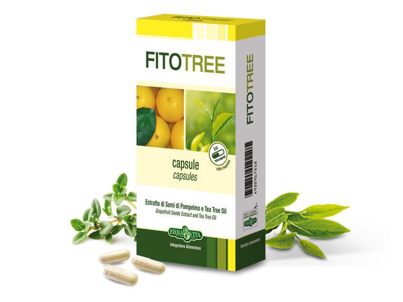 Natur Tanya® E. FitoTree kapszula baktériumölő, fertőtlenítő 30x + B vitamin komplex