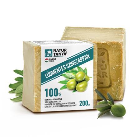 Natur Tanya® Lúgmentes Színszappan - 100% Szűz Olivaolajjal. Minden bőrtípusra