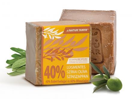 Natur Tanya® Lúgmentes Színszappan - 40%-os babérfaolaj tartalom 185g