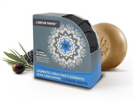Natur Tanya® Lúgmentes Színszappan - Fekete kömény olajjal