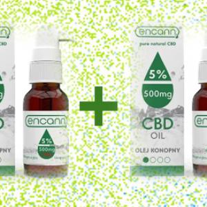 Encann 5% THC free 500 mg 10ml 2 db- os csomag