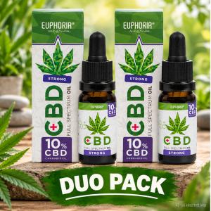 Euphoria 10% full spektrum 1000 mg DUÓPACK