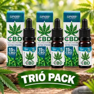 Euphoria 15% full sp. 1500mg 10ml TRIÓPACK