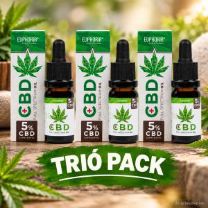 Euphoria 5%full spektrum TRIÓPACK